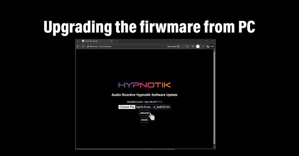 hypnotikfx-upgradingthefirmwarefrompc