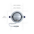 htmesh4"recessedgimbaldownlight