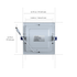 htmesh6"squarelowprofilerecesseddownlight